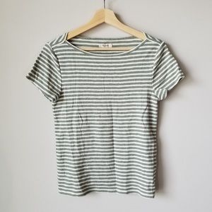 Madewell Striped Boat Neck T-Shirt